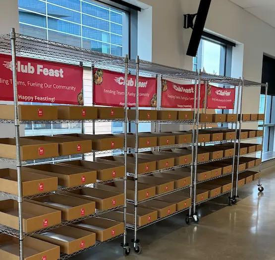 Web App Meal Solution: each employee chooses their own meal!